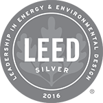 LEED certified Silver Status in 2016