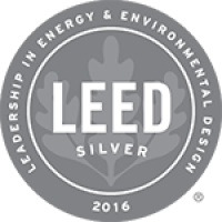 LEED certified Silver Status in 2016